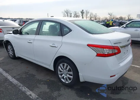 2015 Nissan Sentra S из США, поврежденный, VIN 3N1AB7AP1FY368983
